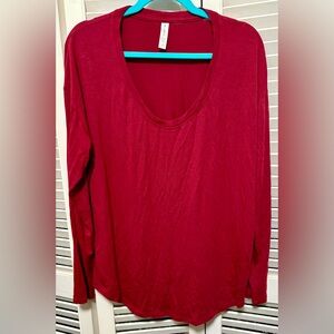 Athleta Elegant Red Women's Large Top